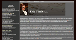 Desktop Screenshot of ericclarkpianist.com