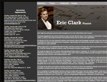 Tablet Screenshot of ericclarkpianist.com